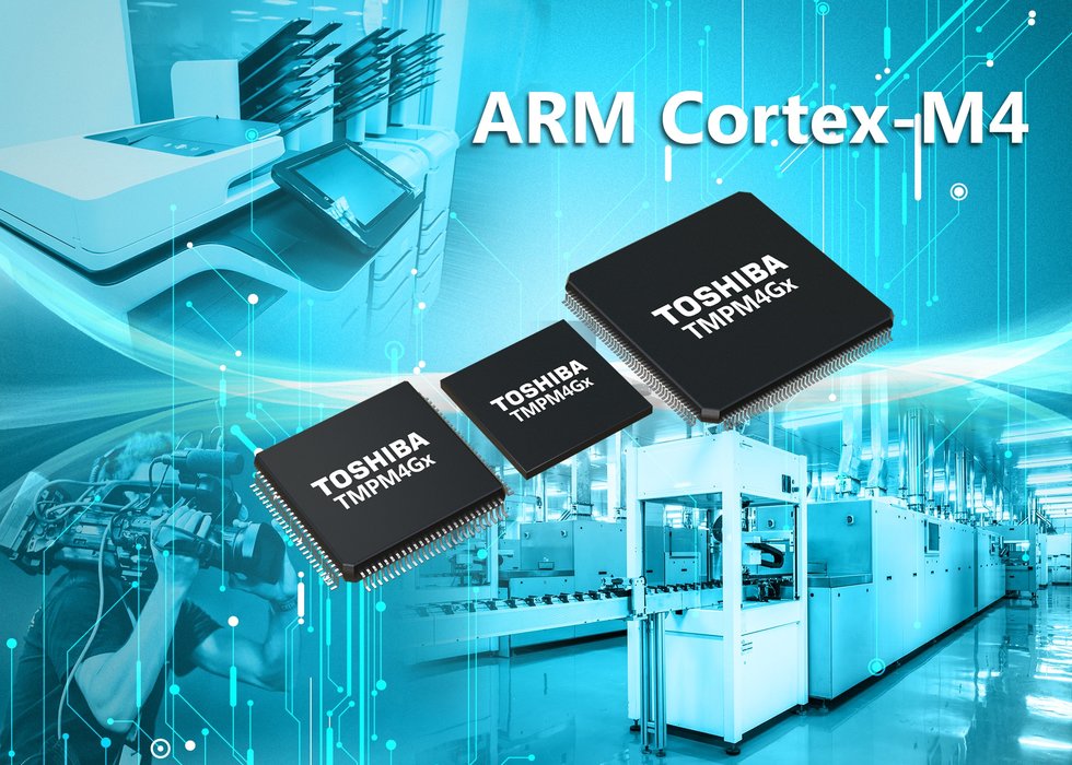 I microcontrollori basati su core ARM® Cortex®-M4 di Toshiba offrono l'elaborazione dati ad alta velocità